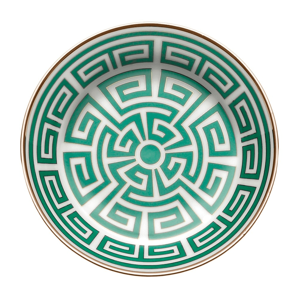 Labirinto Tea saucer, smeraldo