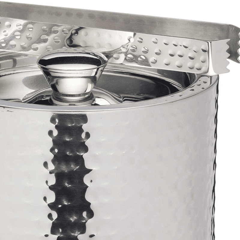 Ice Bucket with Lid and Tongs