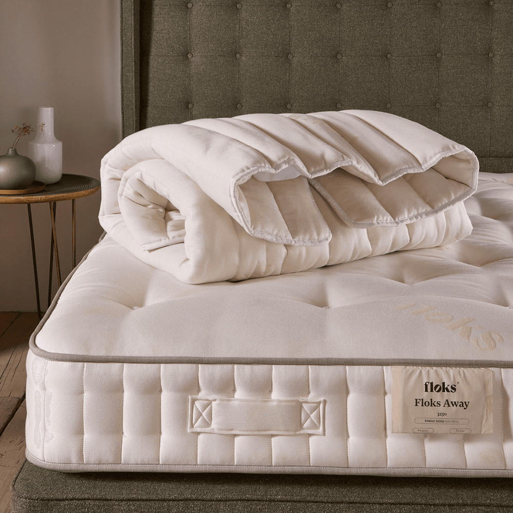 Luxury Deep Fill Organic Wool Mattress Topper