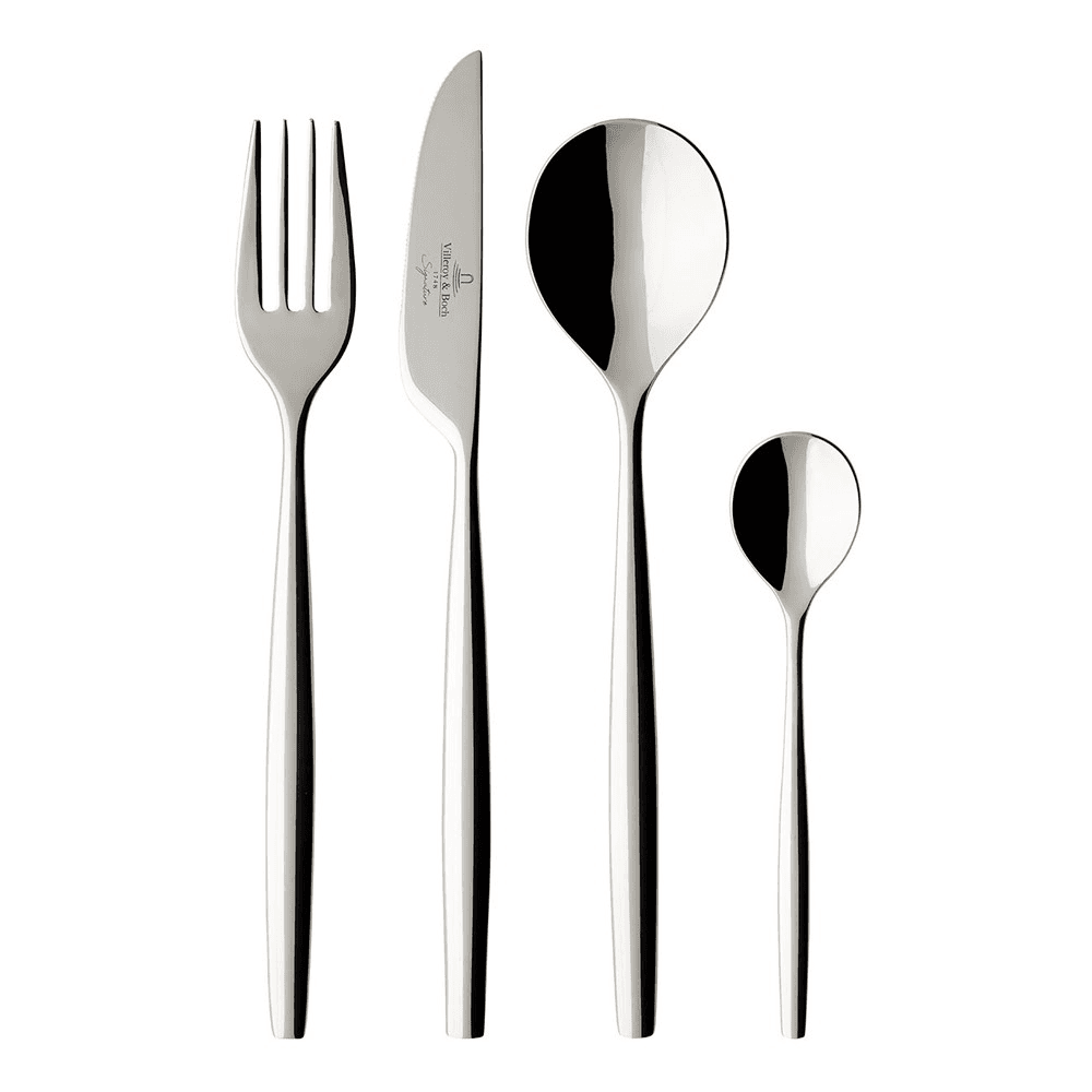 MetroChic 24 Piece Cutlery Set, Stainless Steel