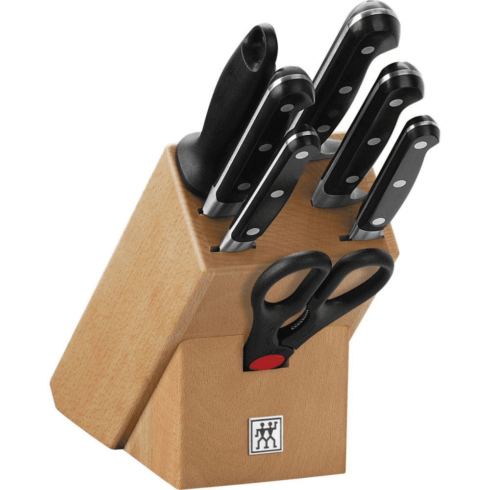 Professional S 8 Piece Knife Block Set, Beech