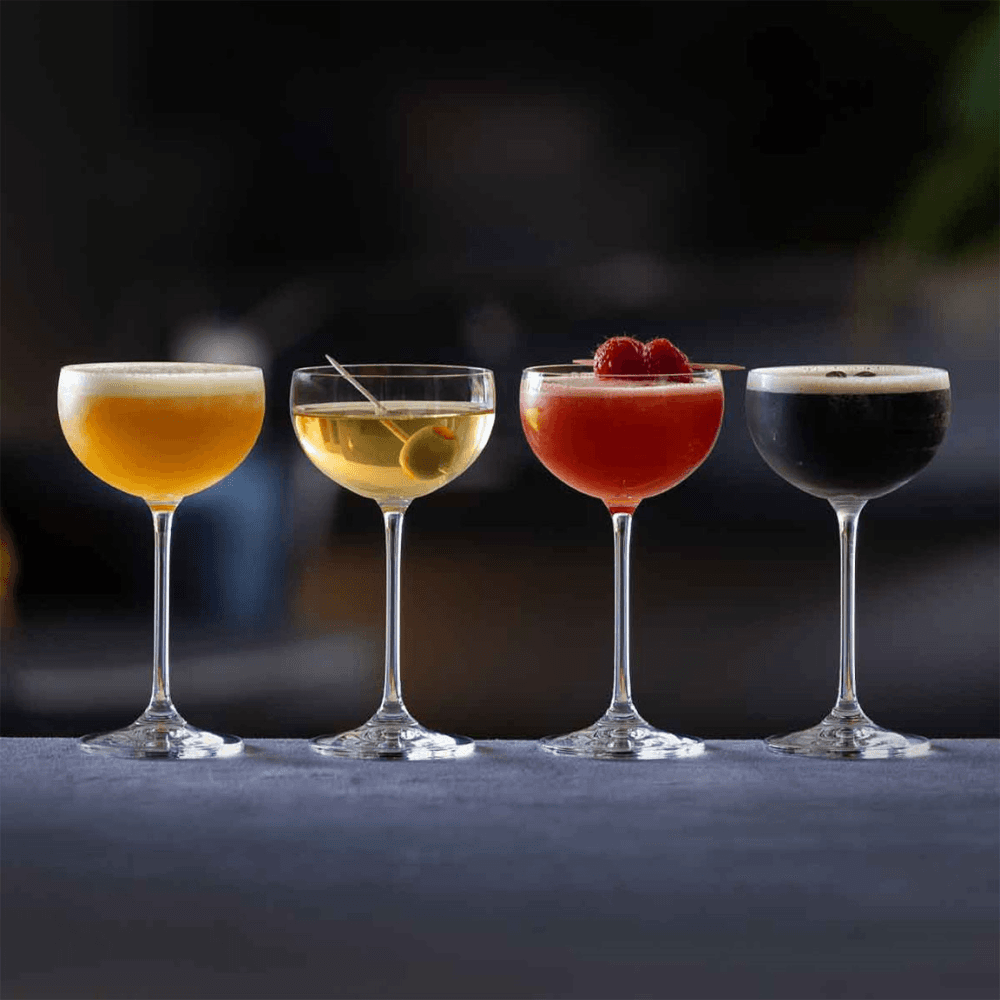 Nick & Nora Set of 4 Cocktail Glasses
