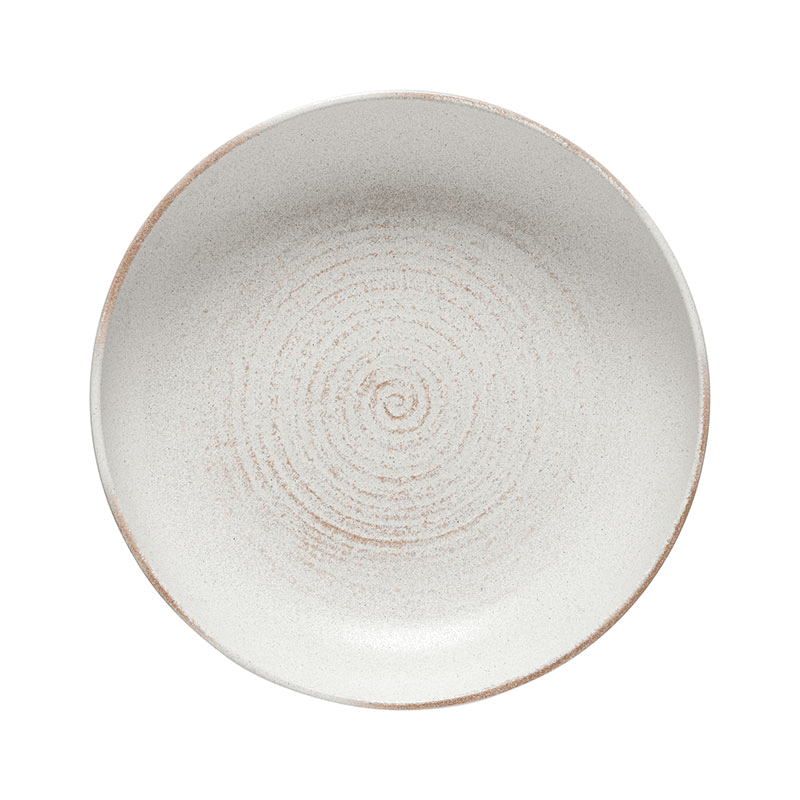 Vermont Set of 6 Dinner Plates, Cream