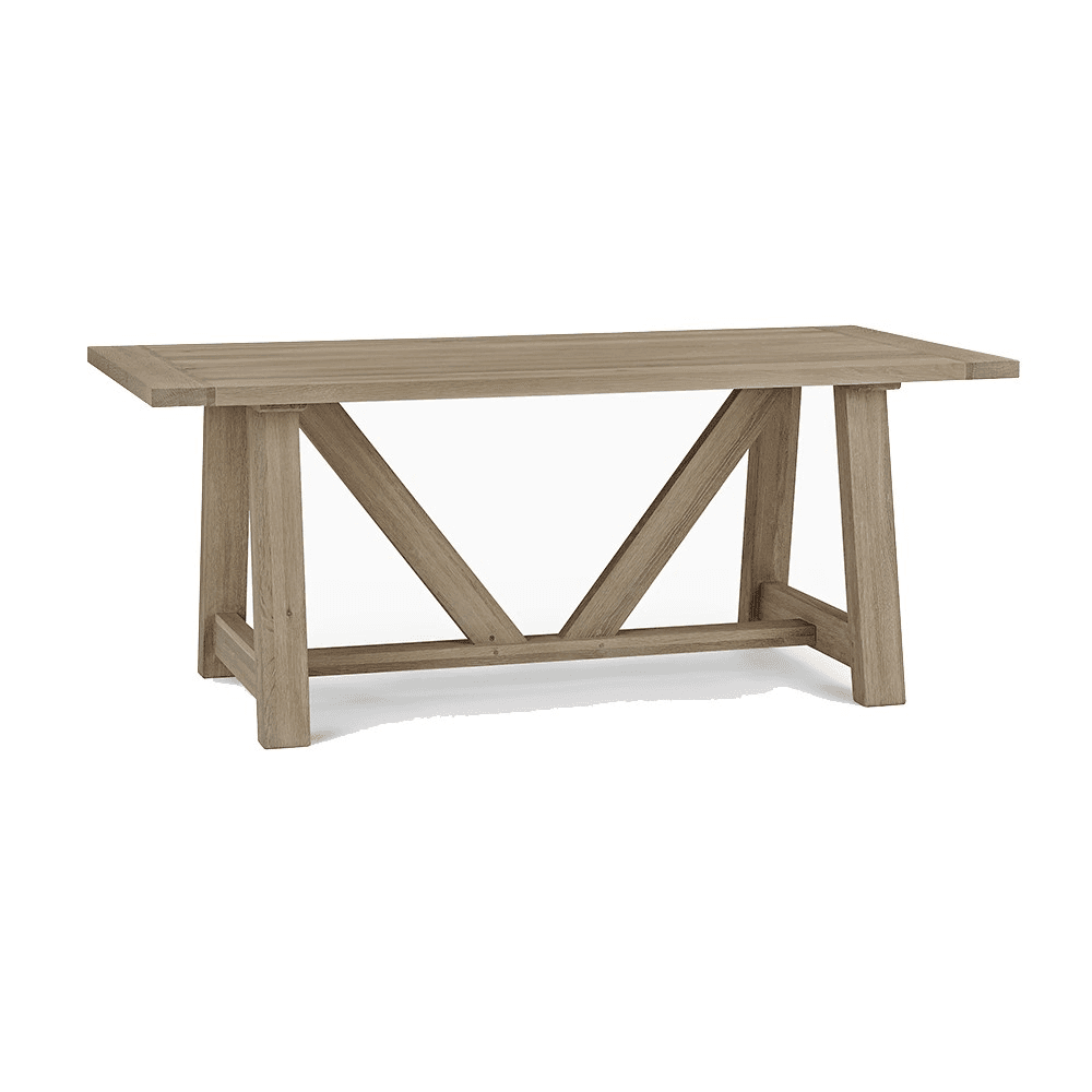 Arundel 6 Seater Dining Table, Natural Oak