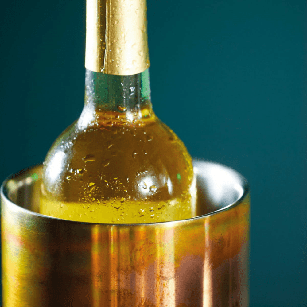 Double-Walled Wine Bottle Cooler, Copper