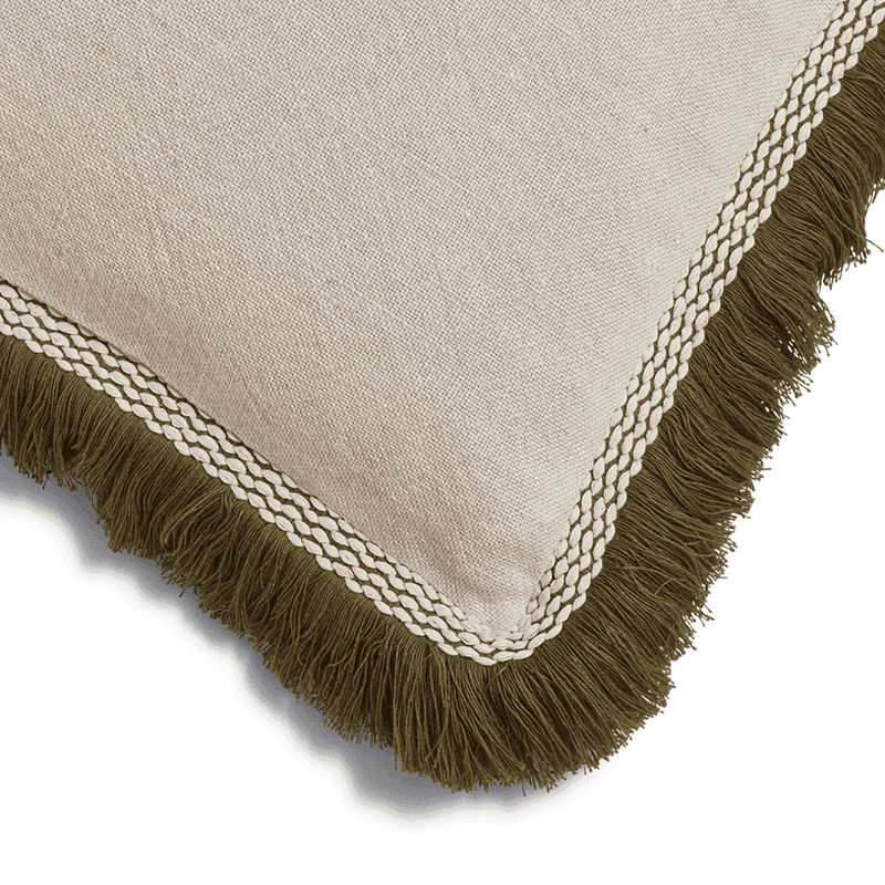 Elspeth Cushion Cover with Fringing