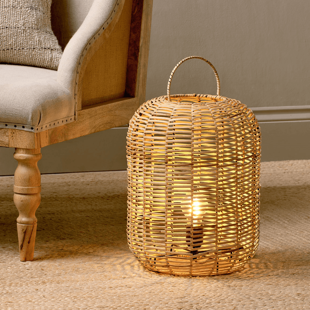 Noko Wicker Lamp, Natural