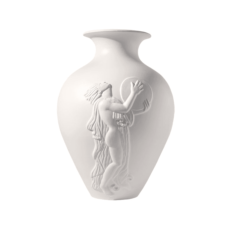 Myrto Ceramic Vase, White