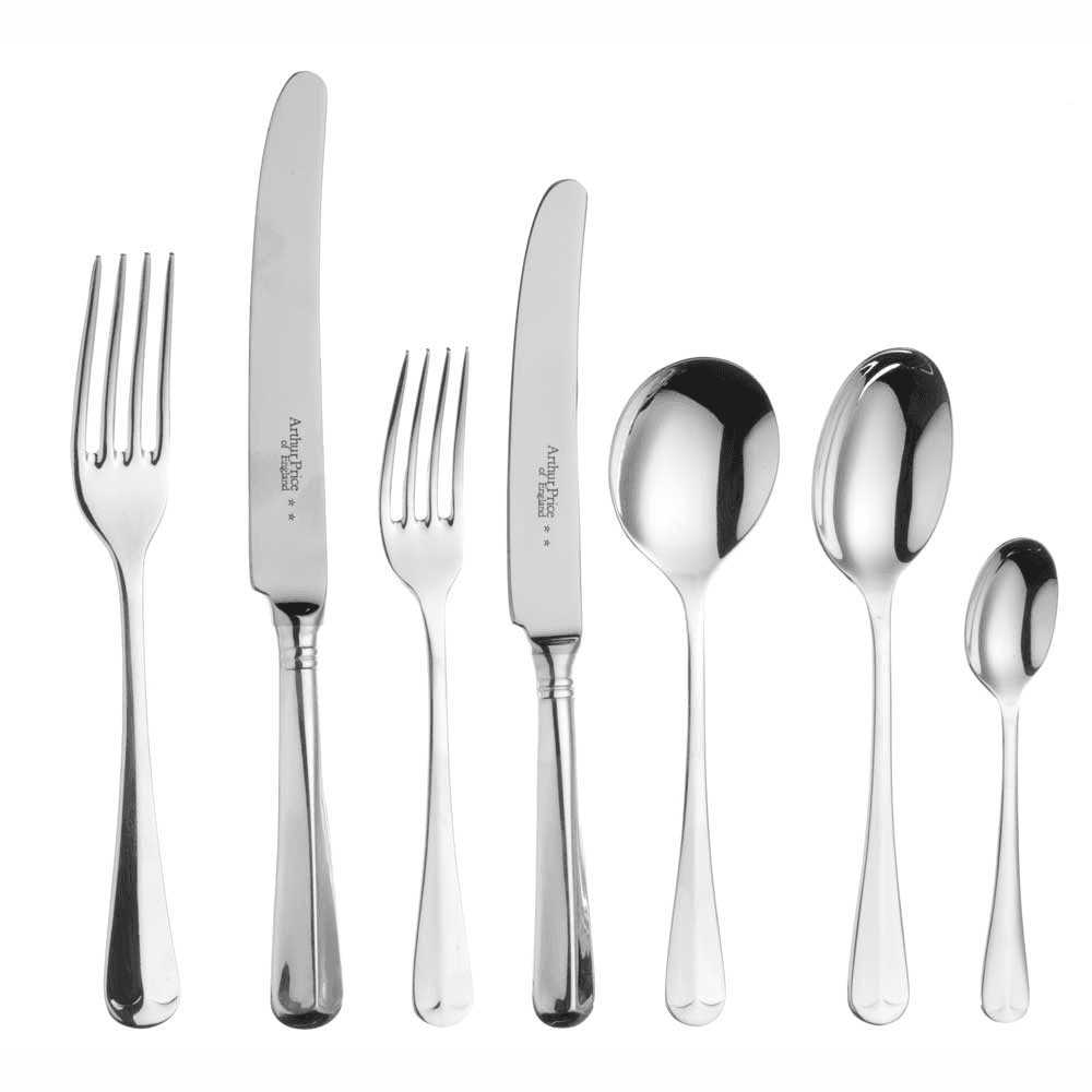 Rattail Single Person Place Setting Cutlery Set, Sovereign Silver Plate