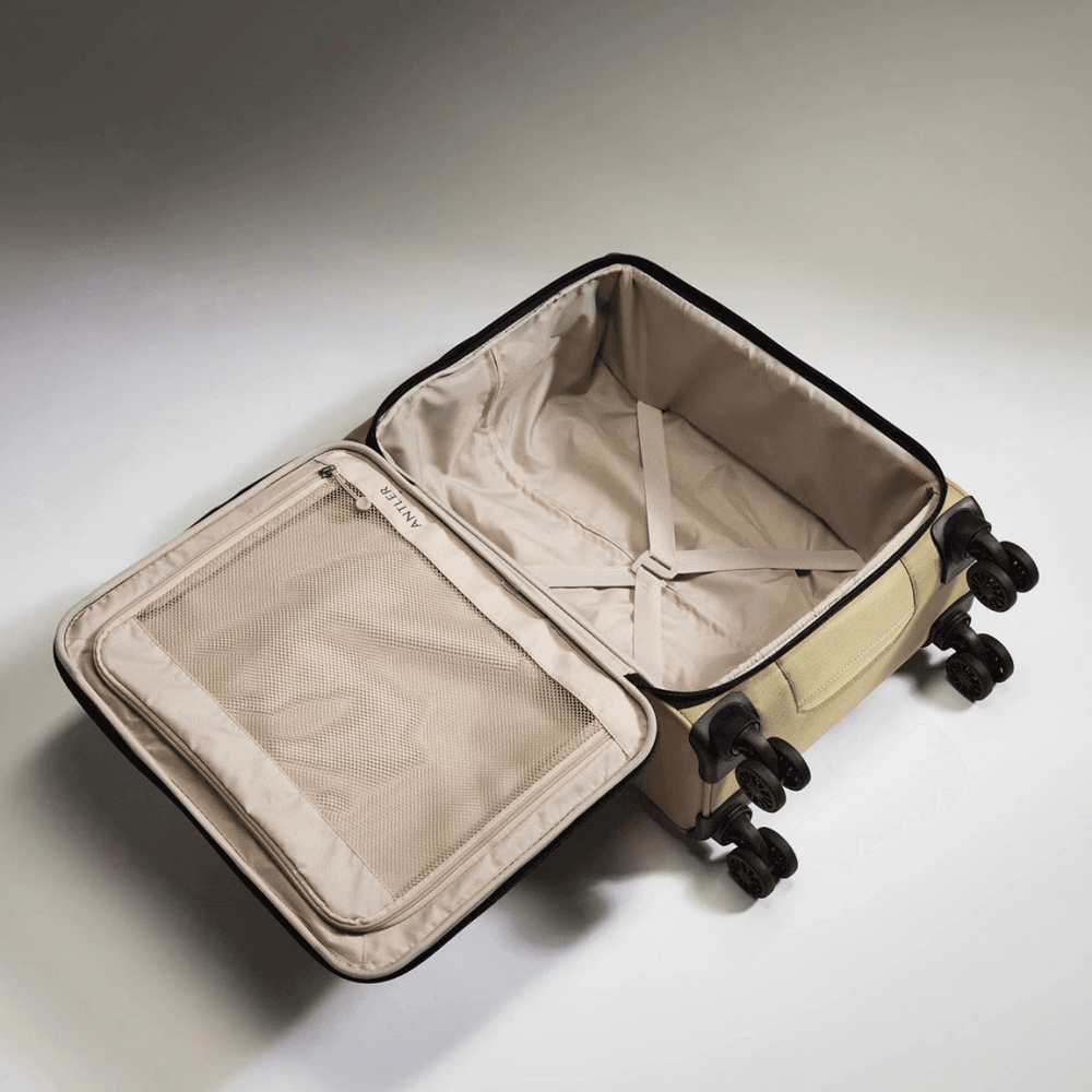 Urban Soft Stripe Cabin Expandable Suitcase