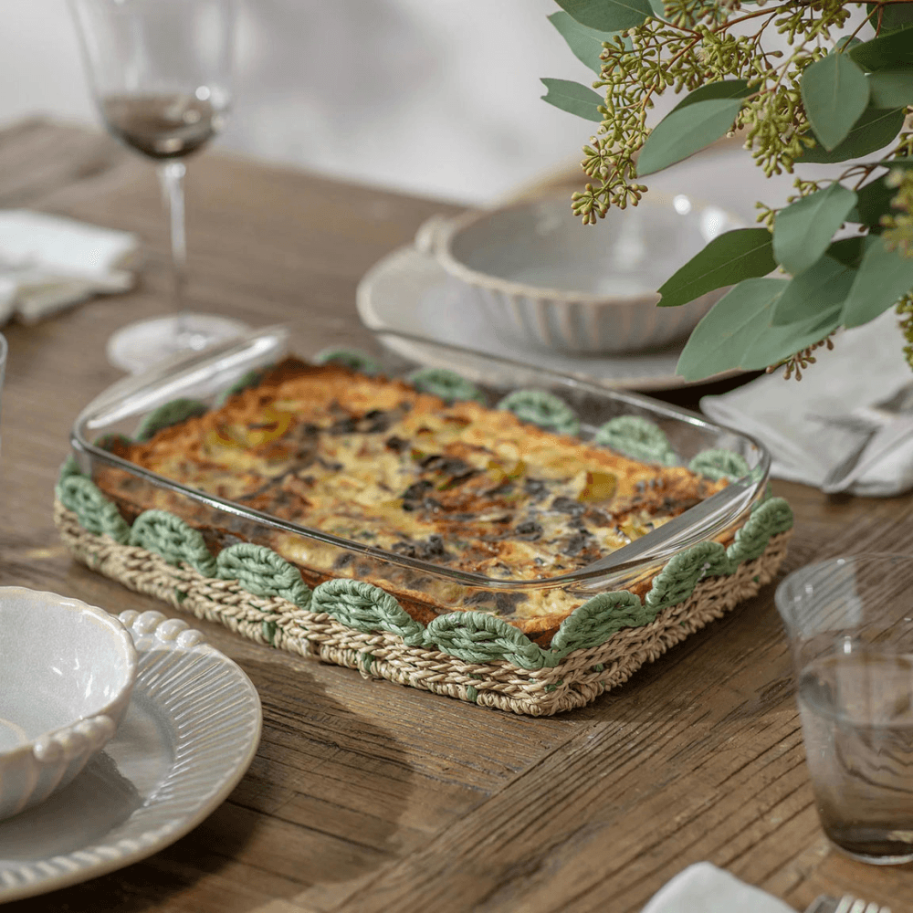 Mayfield Square Oven to Table Dish, Green