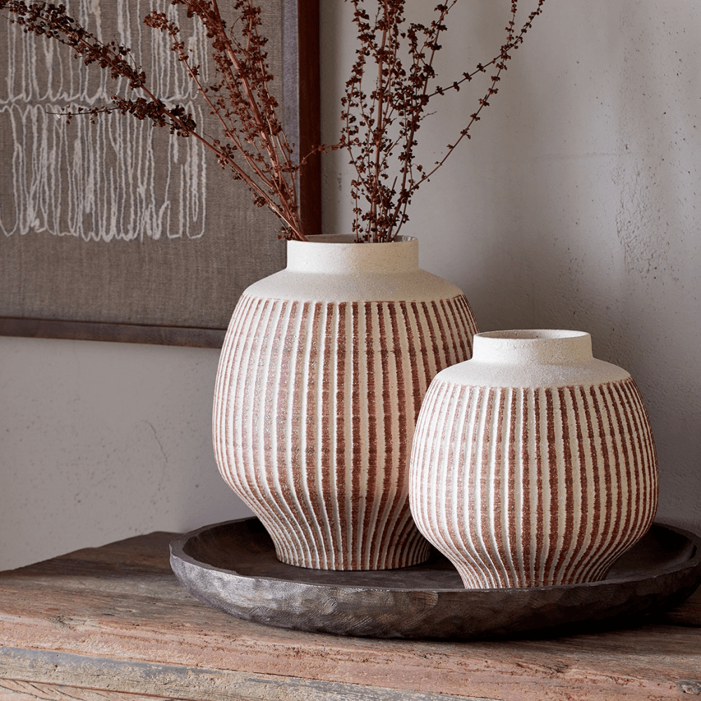 Perola Reactive Glaze Decorative Vase