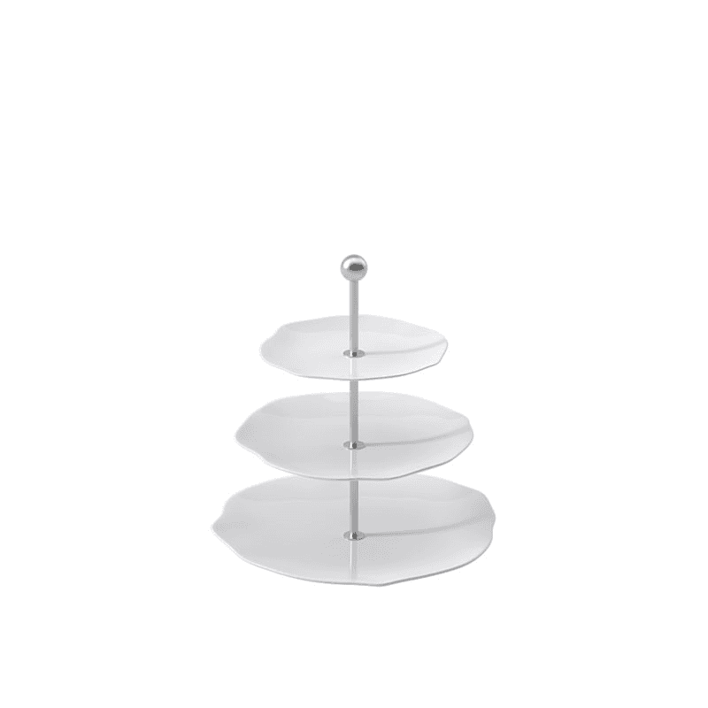 Pura Cake Stand, White