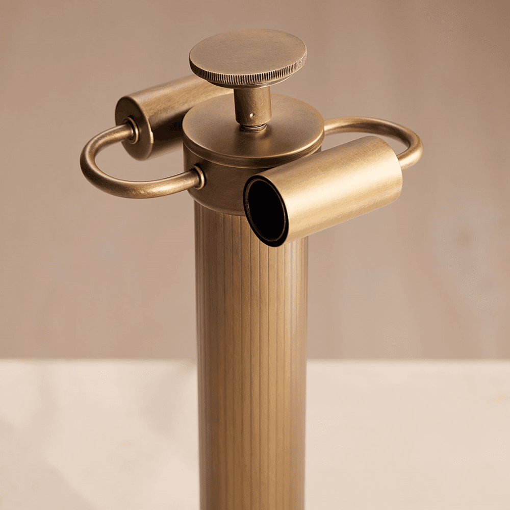Renato Table Lamp, Antique Brass