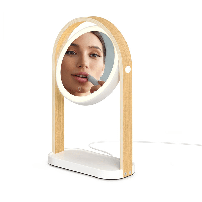 Bellwood Vanity Mirror, White Natural
