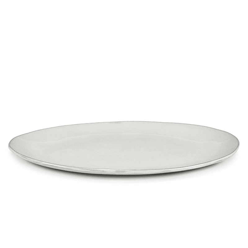 La Mère by Marie Michielssen Set of 2 Oval Plates, Off White