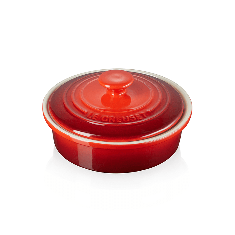 Stoneware Camembert baker, Cerise