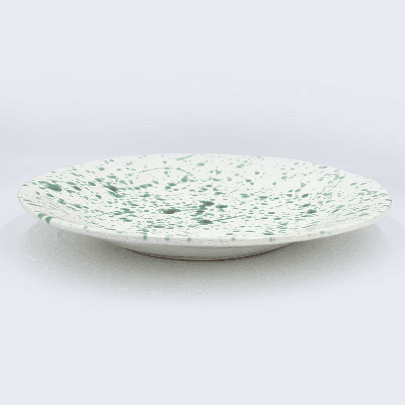 Splatter Shallow Serving Bowl
