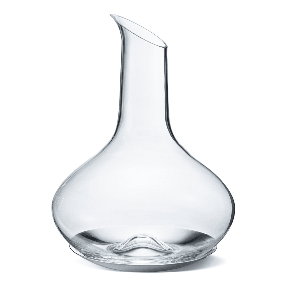 Sky Wine carafe and coaster, Glass And Stainless Steel
