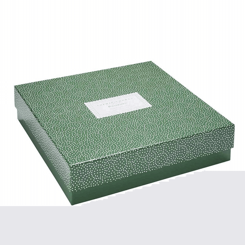 Mistletoe Cake stand, white/ green