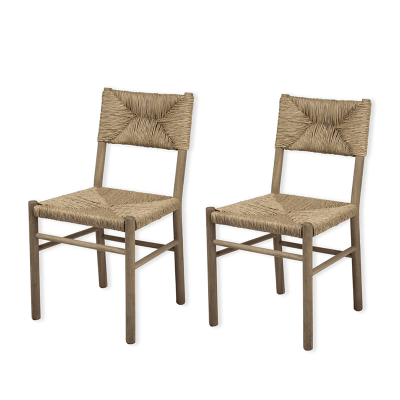 Wixford Set of 2 Dining Chairs, Oak Wood