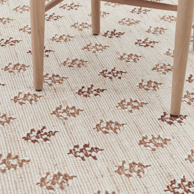 Rona Rug, Burnt Sienna