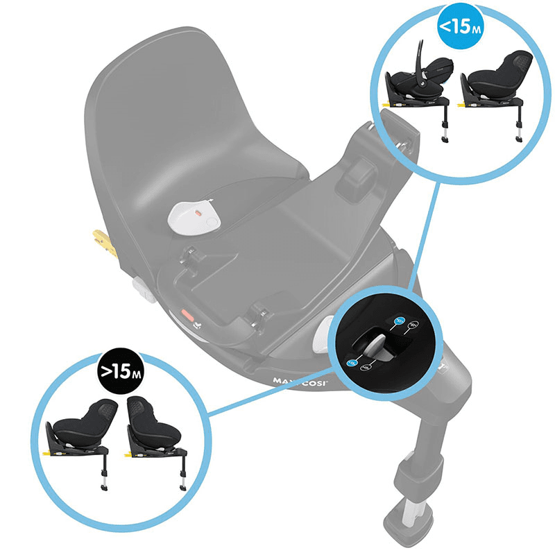 FamilyFix 360 Pro ISOFIX Car Seat Base, Black