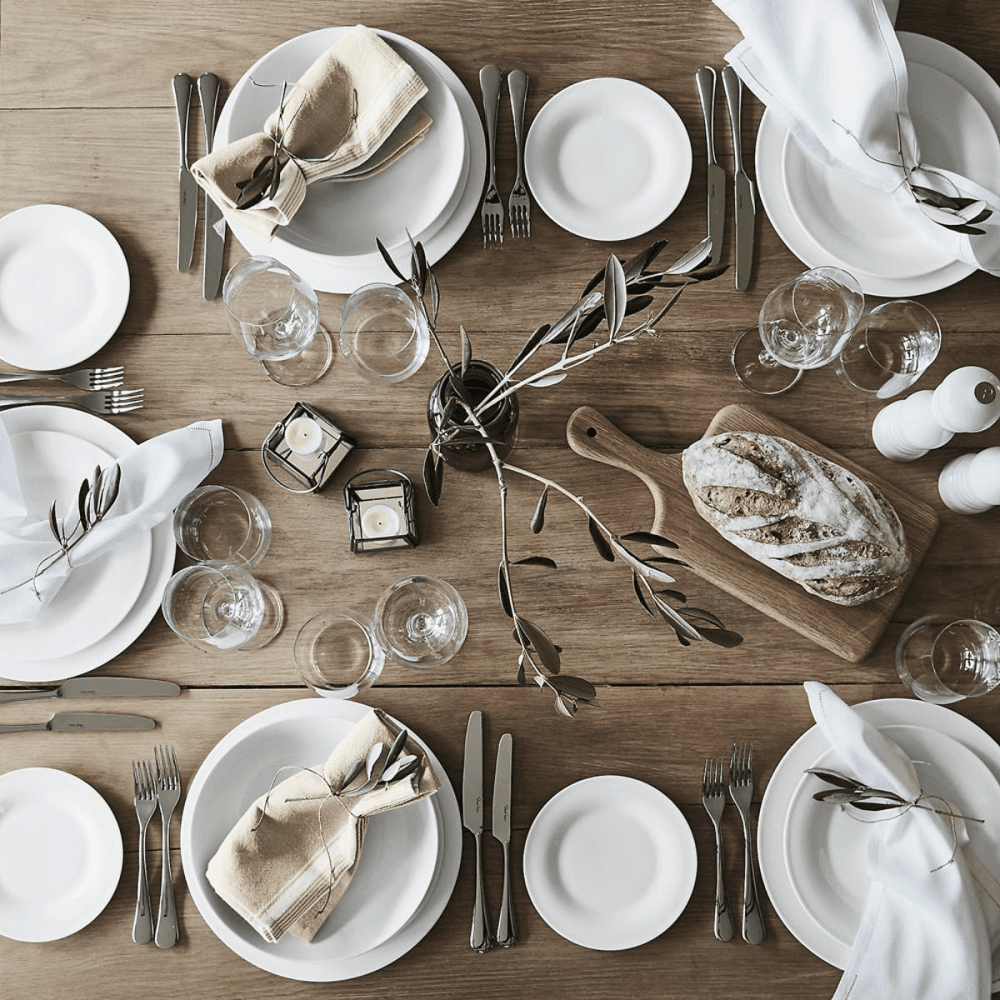Symons Dinner plate, White Bone China