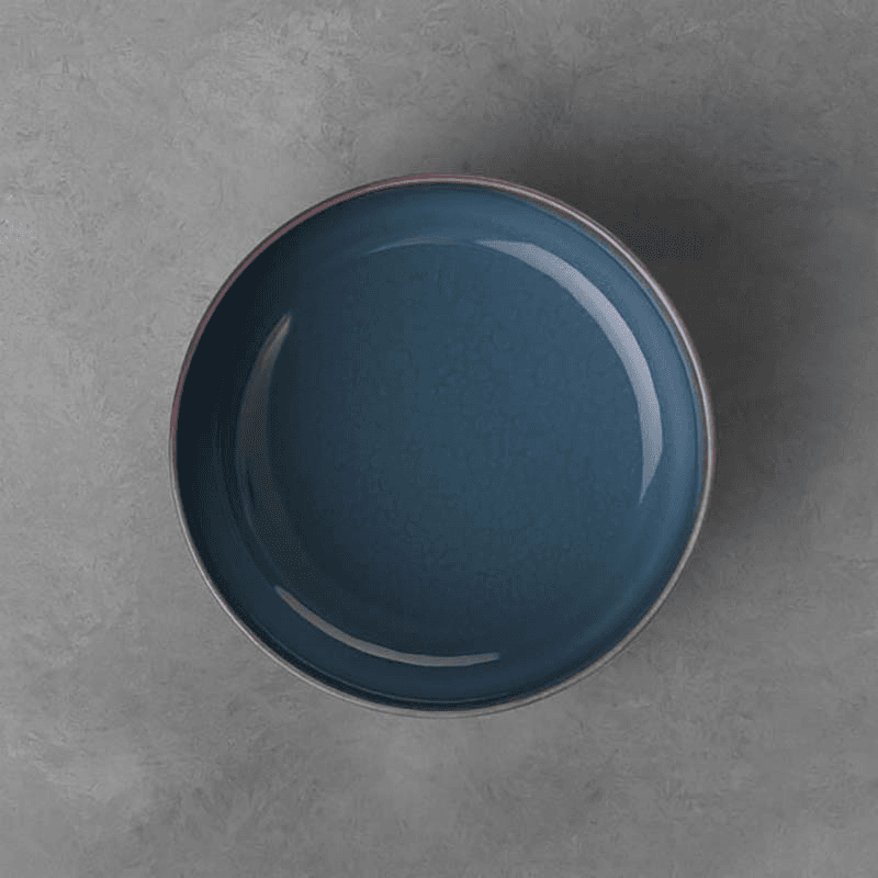 Crafted Denim Bowl, Blue