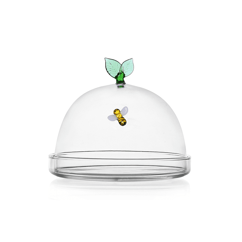 Garden Picnic Bee Dome with Dish