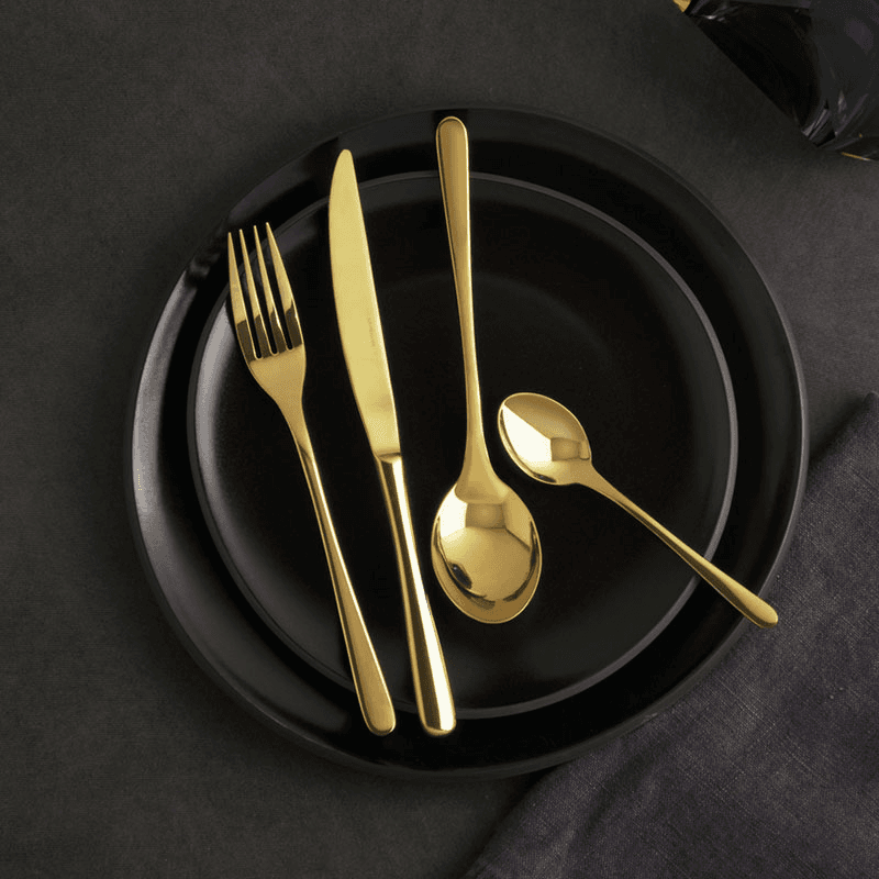 Taste 24 Piece Cutlery Set, Gold