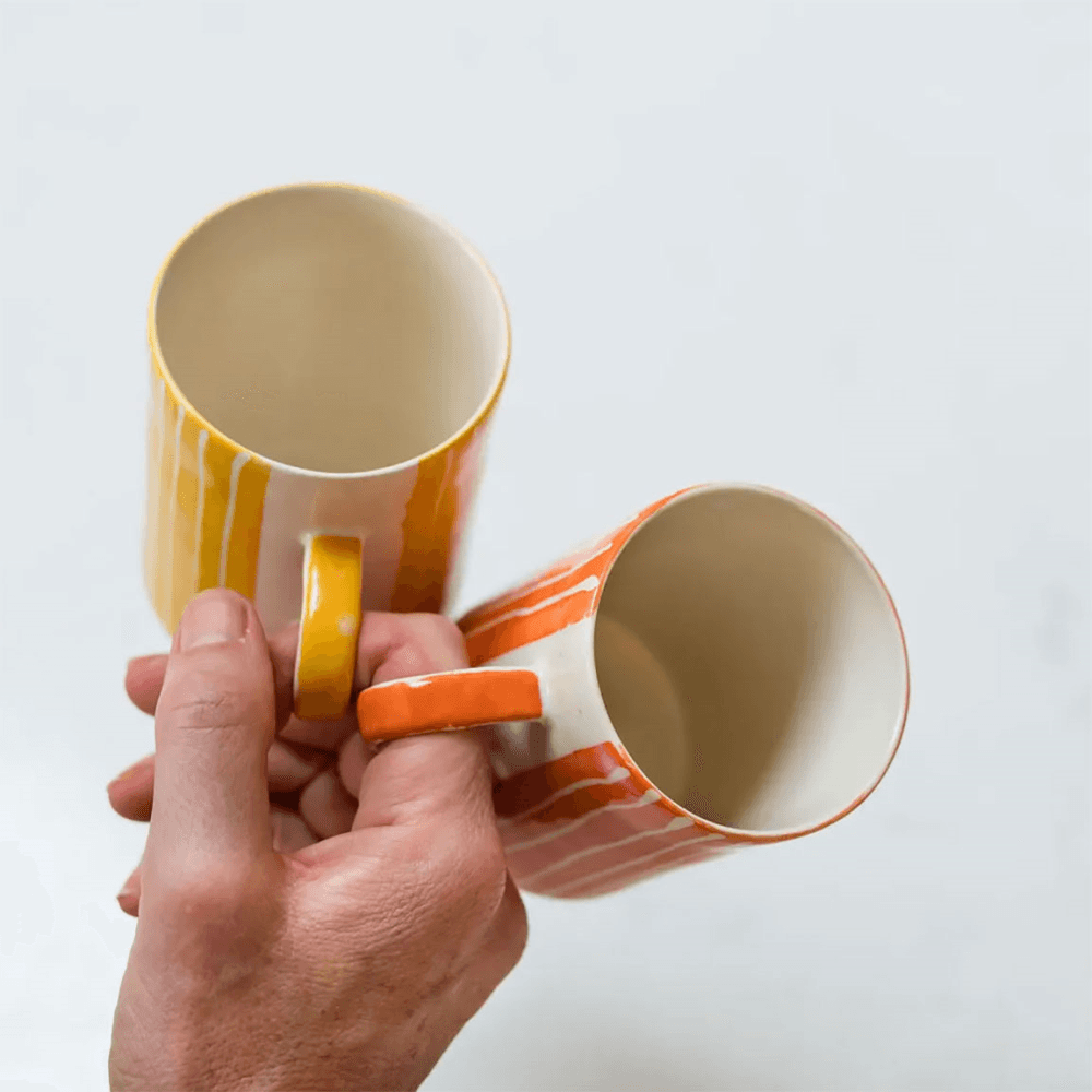 Demi Sgraffito Mug