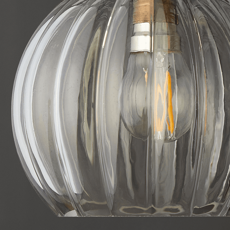 Regular Pumpkin Shade, clear glass