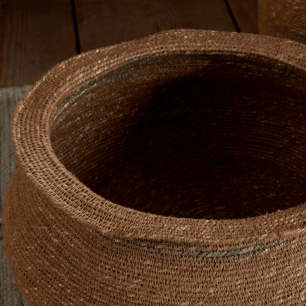 Rana Basket, Natural & Moss