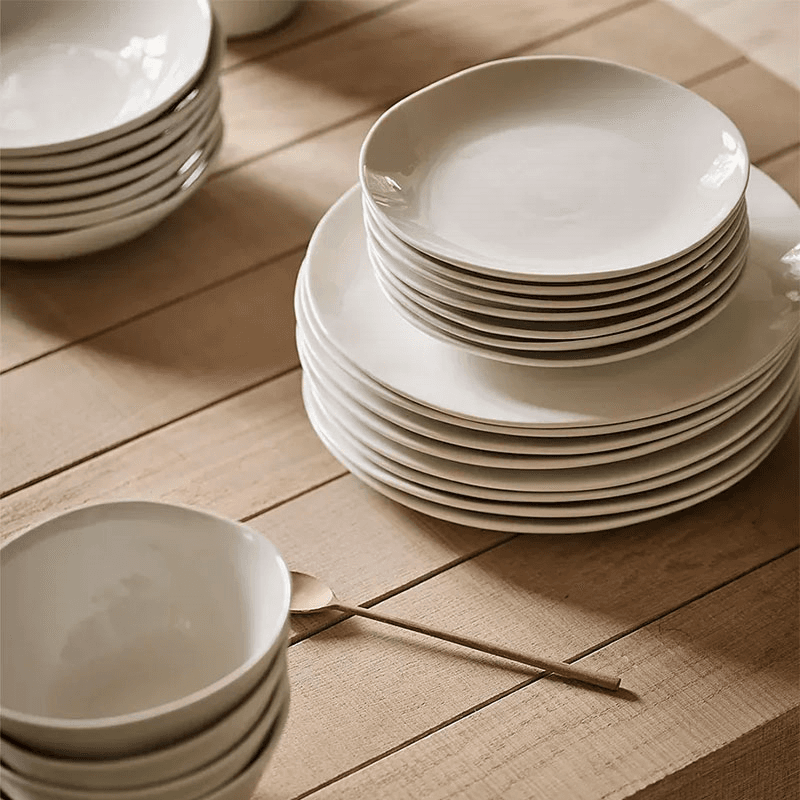Burnham 12 Piece Dinner Set, White
