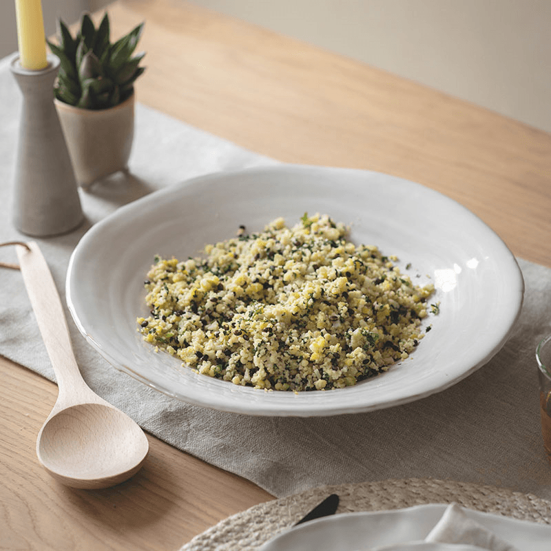 Ithaca Meze Plate, White