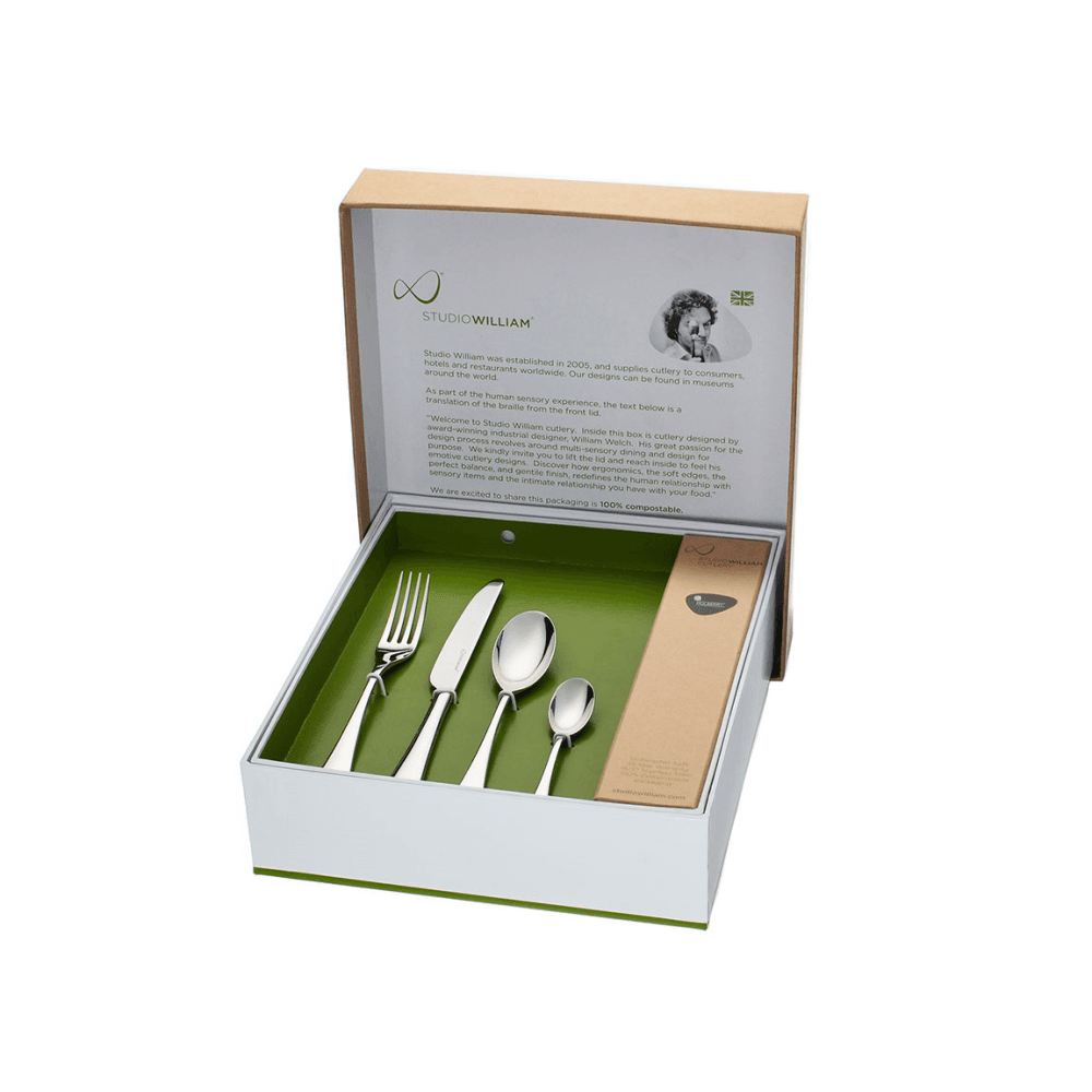 Balsa 24 Piece Cutlery Set, Mirror Finish