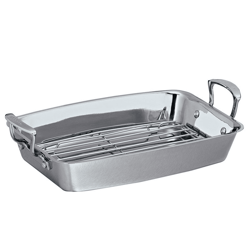 Impact Roaster with rack, stainless steel