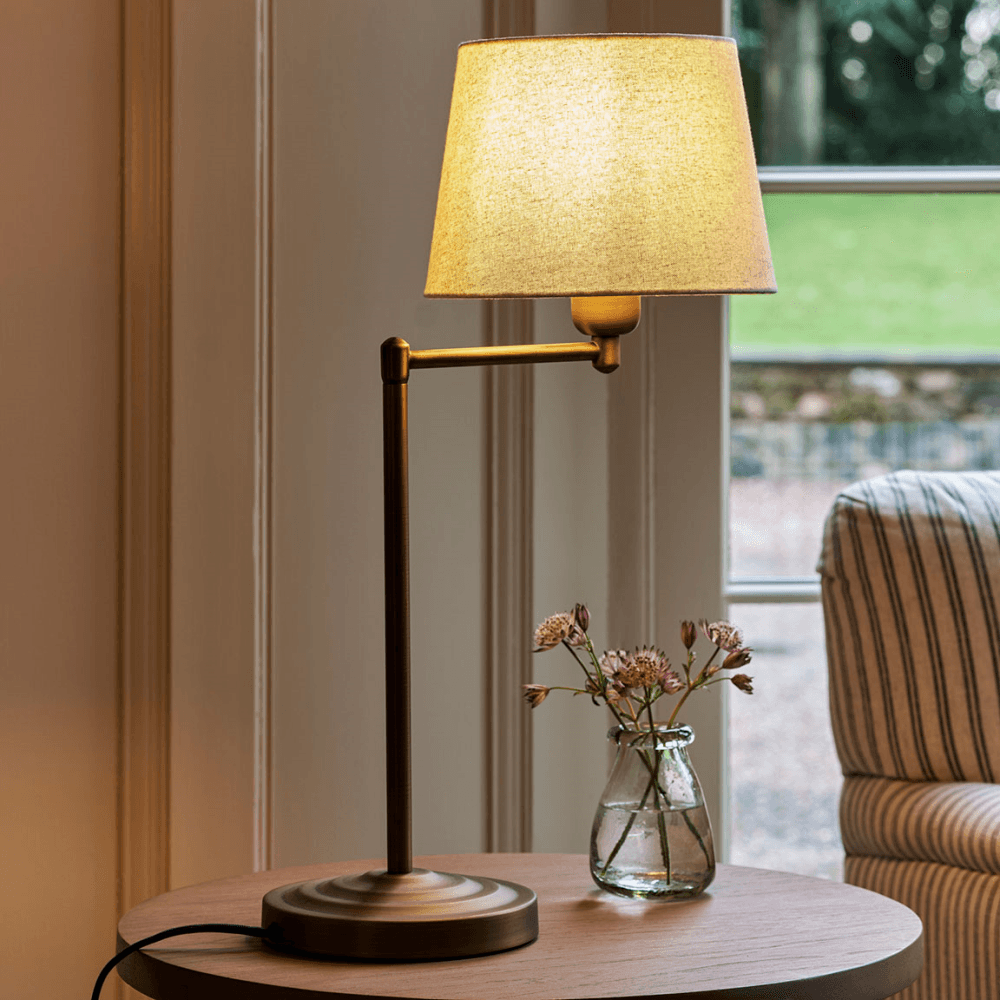 Peartree Table Lamp, Antique Bronze