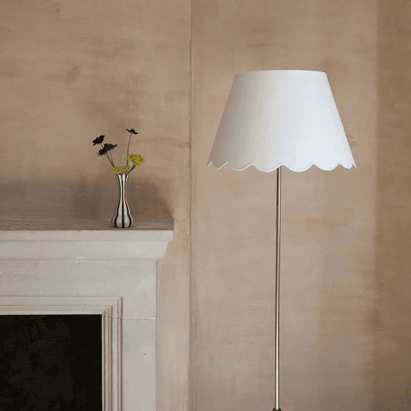 Fabric Scallop Lampshade