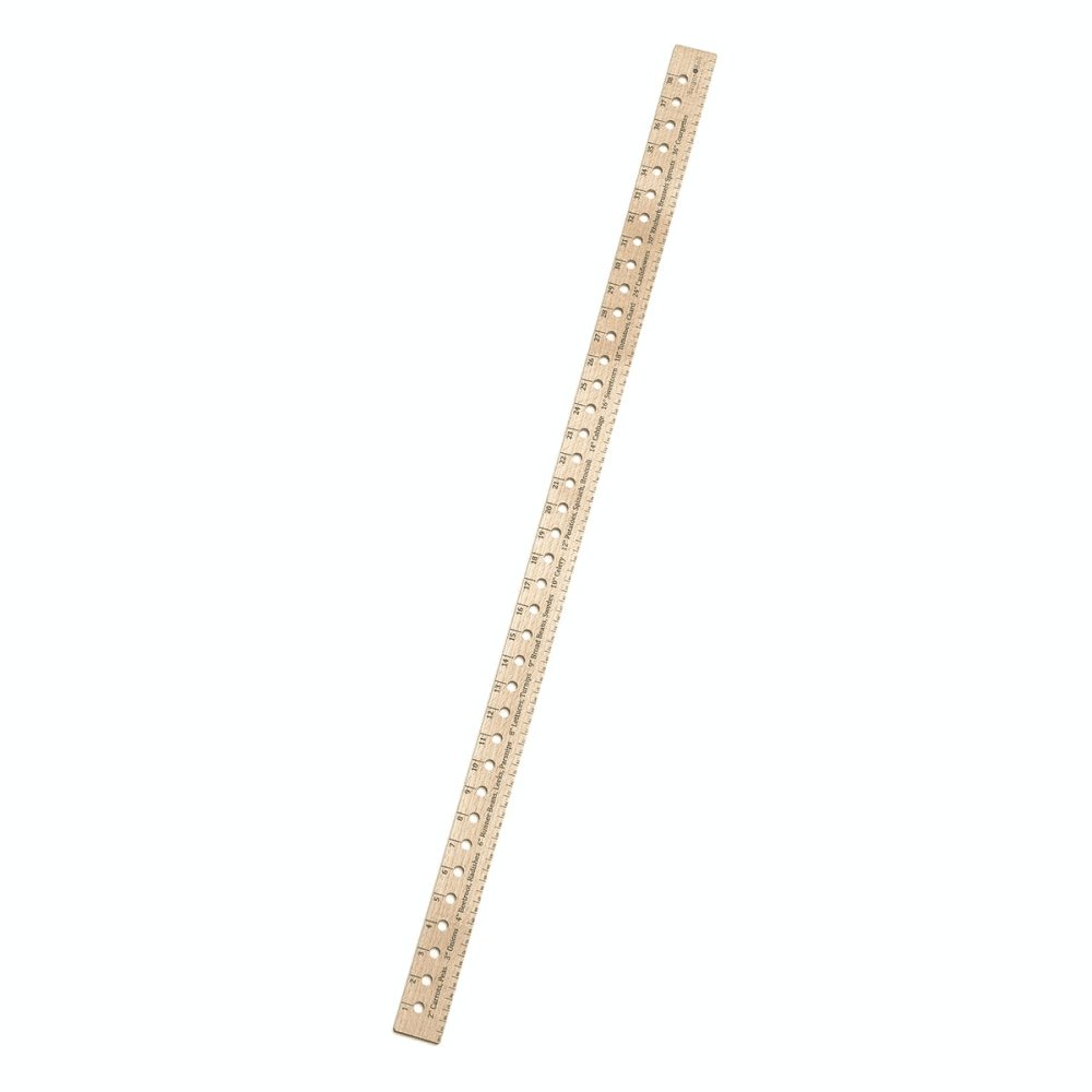 Seed & Plant Spacing Ruler, Natural