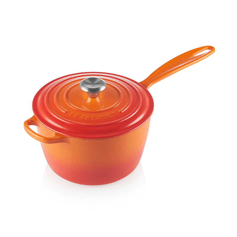Signature Cast Iron Saucepan