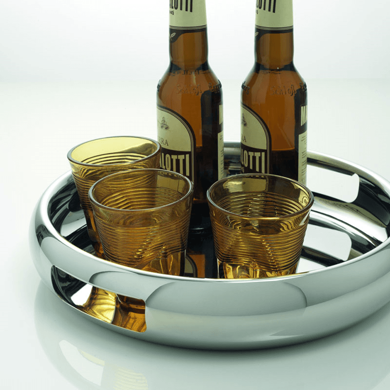 Sphera Tray, Silver Plated