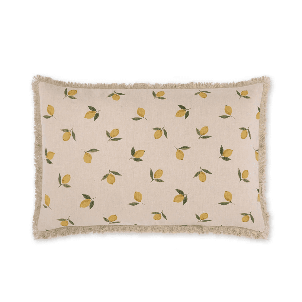 Lemons Cushion, Natural