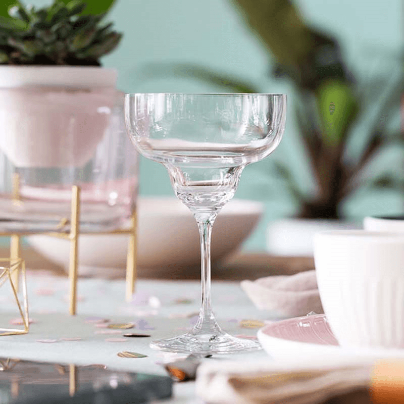 Purismo Set of 2 Martini Glasses, Clear