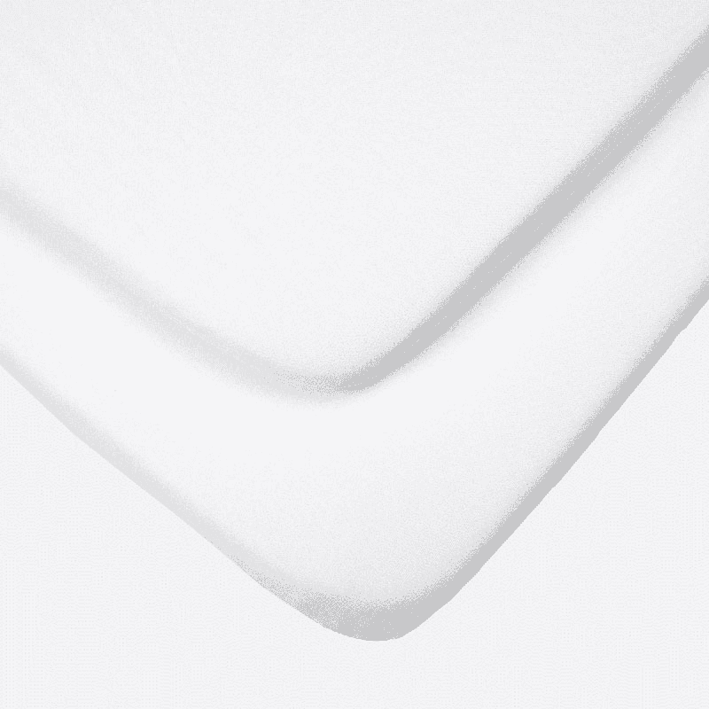 Pack of 2 Crib Fitted Sheets, Essentials White