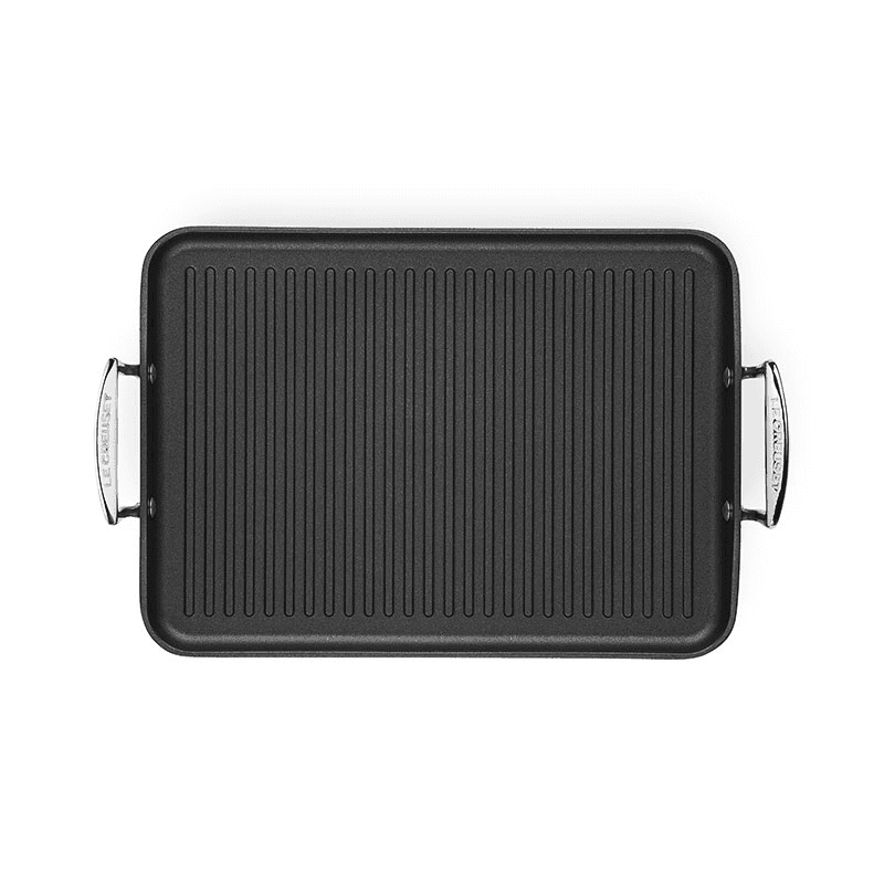 Toughened Non-Stick Ribbed Rectangular Grill Pan