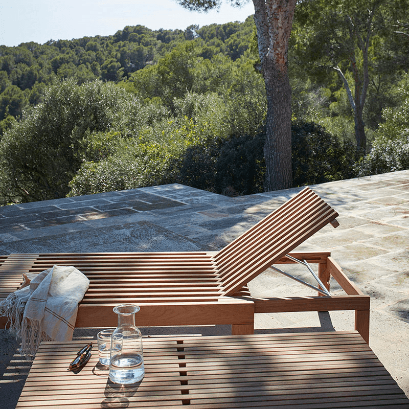 Riviera Sunbed, Natural