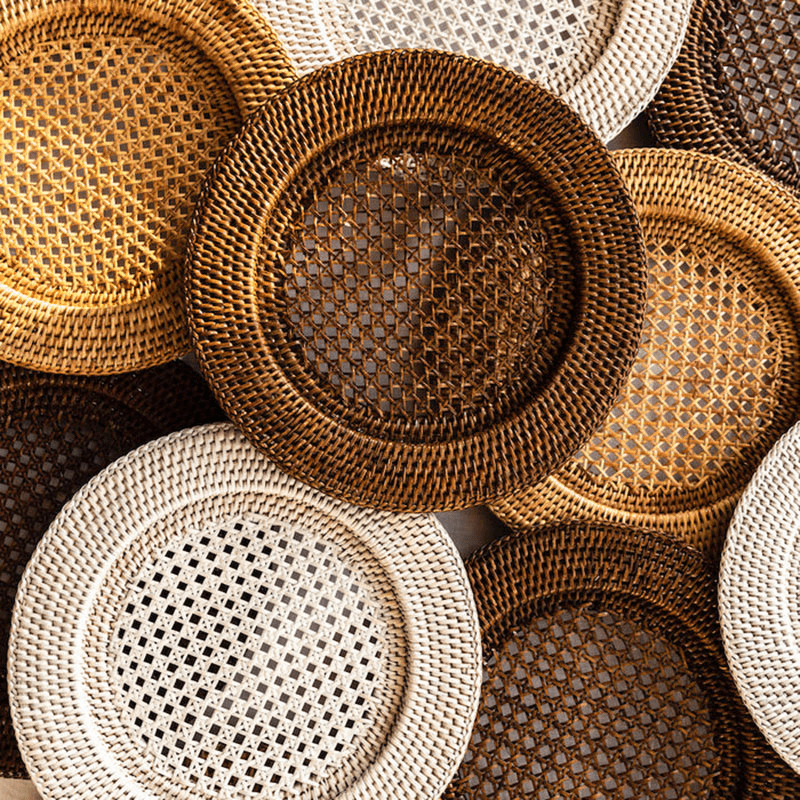 Rattan Charger Plate