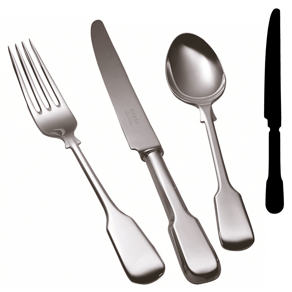 Plain Fiddle Table Knife, Silver Plate